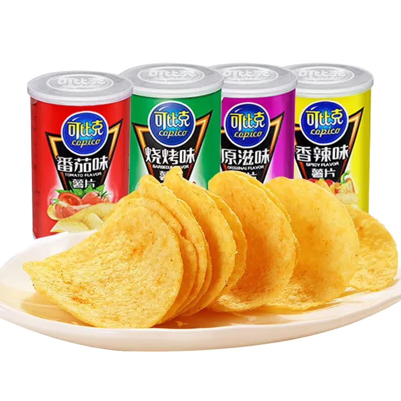 �ɱȿˣ�capico�� ��Ƭ40g/45g���Ͱ���װ����С���򻯰칫���������п�����ʳƷ ����ζ45g*6��(��װ)