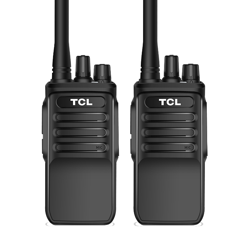 TCL【双台装】对讲机HT6 plus 超长待机 专业大功率远距离户外无线手台商务办公民用手持