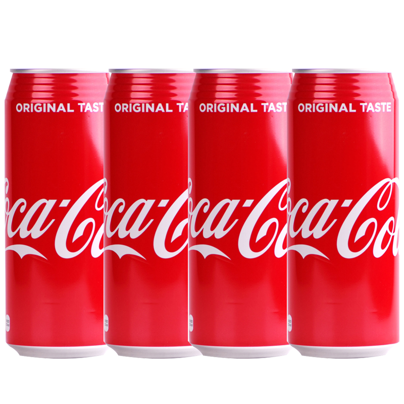 日本进口Coca-Cola可口可乐 碳酸饮料500ml*4