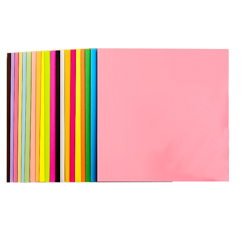 金值300张混装彩色折纸 20色70g200*200mm幼儿园宝宝叠纸 儿童小学生专用彩色纸 diy手工纸制作材料