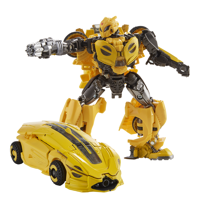 变形金刚(Transformers) 儿童男女小孩玩具车模型机器人手办生日开学礼物 经典电影加强级 电影6 大黄蜂F0784
