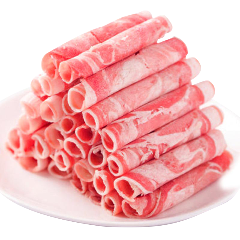 澳纽宝 新西兰精制羔羊肉卷/肉片 500g/袋 火锅食材 羊肉生鲜 国内生产 冷冻
