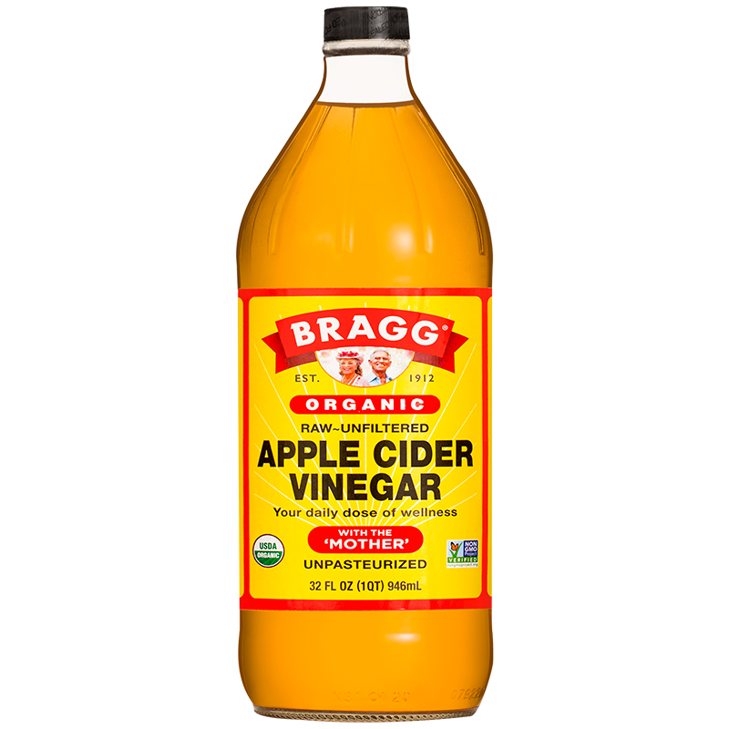 美国进口 Bragg苹果醋原浆946ml  浓浆发酵型纯苹果醋无过滤 无糖0糖0脂肪0热量 沙拉调味饮料