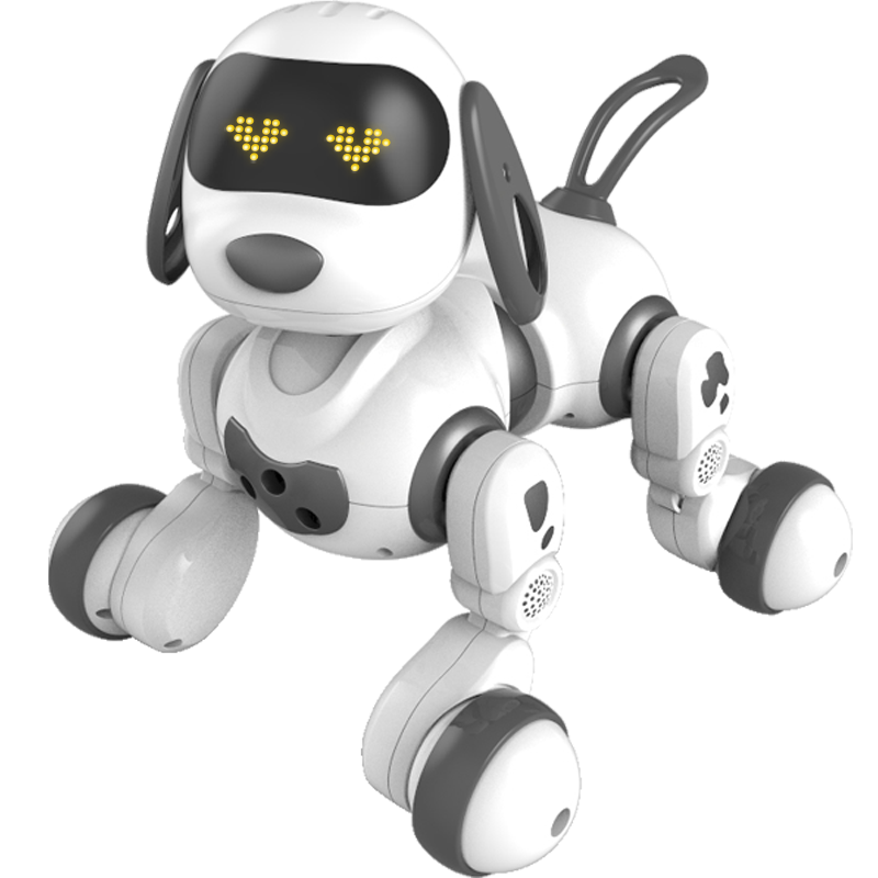 盈佳 智能机器狗儿童玩具 男孩机器人小孩故事机电动玩具狗 1-2-6周岁礼物宝宝婴儿玩具女孩早教机 黑色
