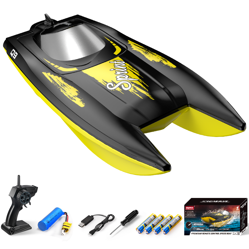 SYMA司马Q9遥控船电动玩具高速快艇儿童小船船模玩具宝宝男女孩生日创意礼物潜航器模型船