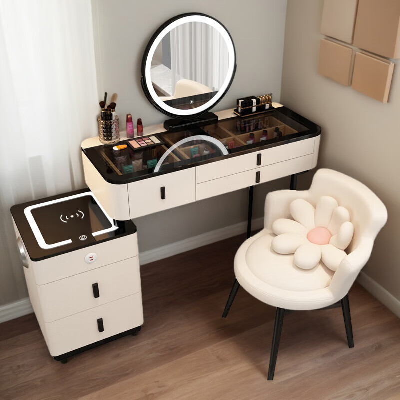 Ѱ����ױ̨���������¿����㻯ױ�����ɹ�һ���ִ���Լ����С���� �Һ�80cm+���ܹ�+Բ��+С���� 449.03Ԫ