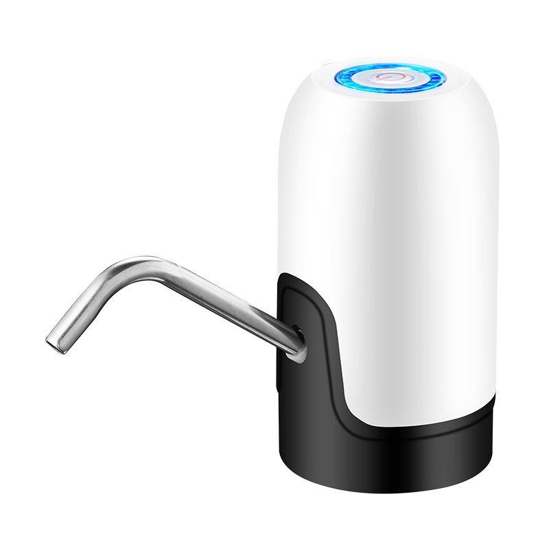 品代桶装水抽水器自动上水压水器电动纯净水桶取水饮水机泵大桶水吸水器小型抽水泵 P59白色+蓝光显示