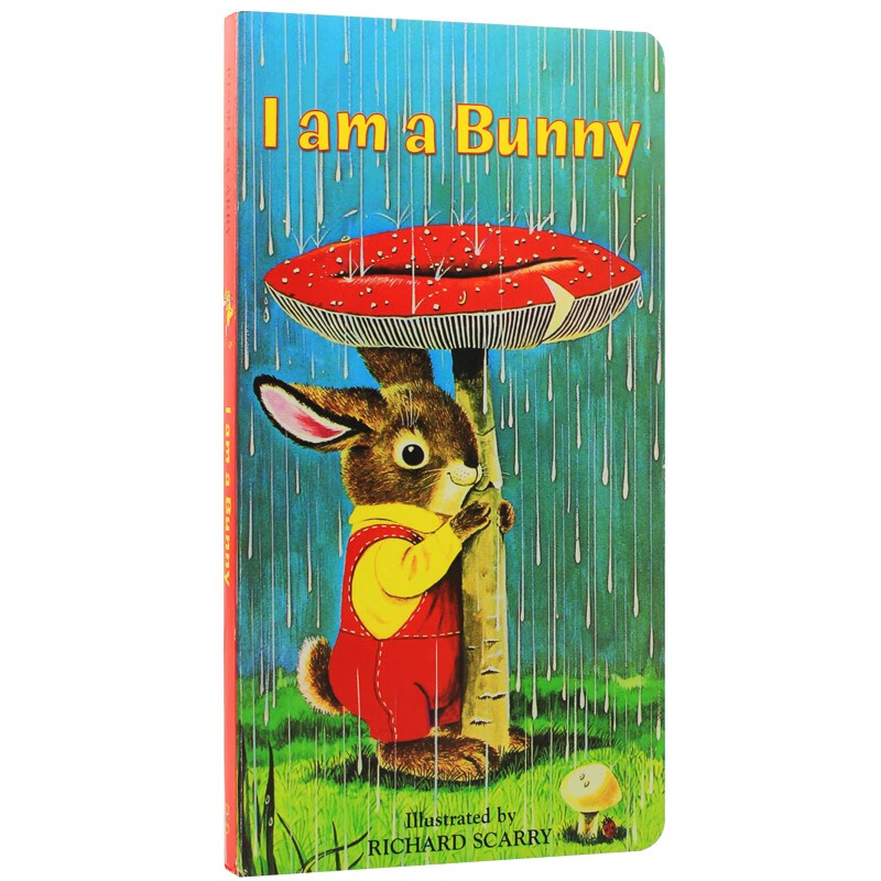 我是一只兔子Bunny丛书I Am A Bunny斯凯瑞儿童启蒙纸板书