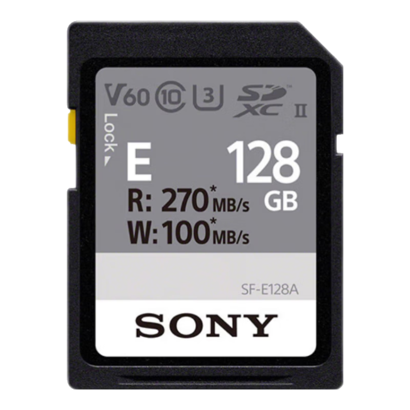 ԭװڴ濨 SD ΢/ 4Kٴ洢 Eϵ SF-E128A (128G) 270M/s