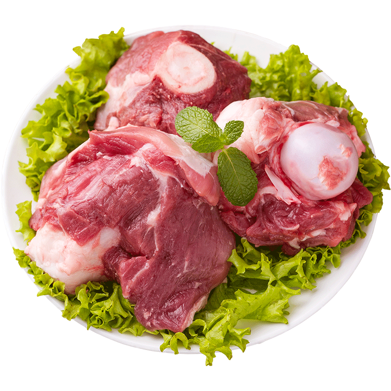龙大肉食 国产猪棒骨块1kg 冷冻免切猪腿骨猪筒骨 出口日本级 猪骨高汤煲汤原料 猪肉生鲜