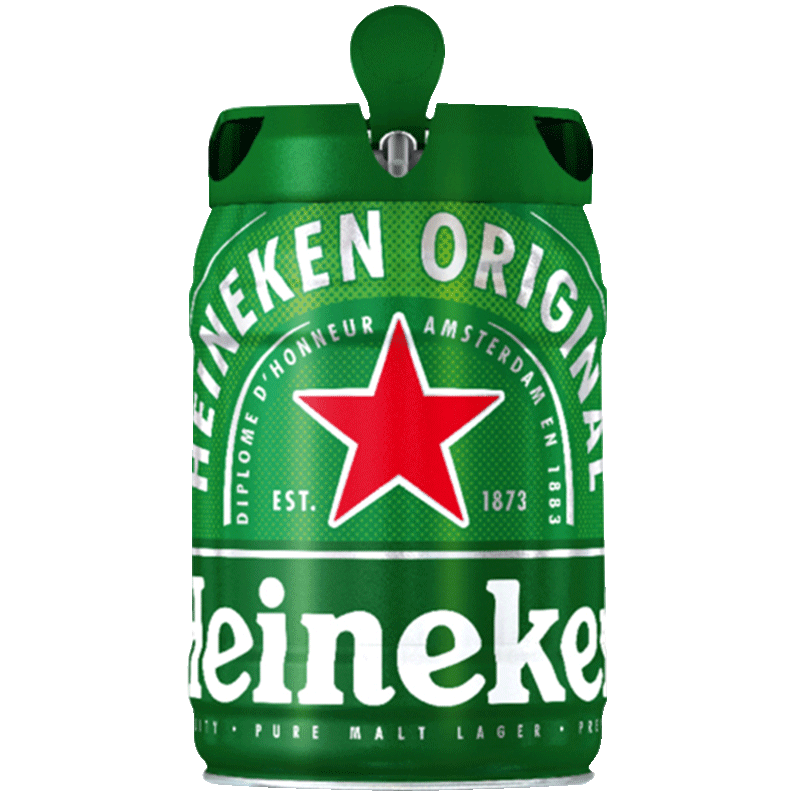 喜力（Heineken）铁金刚啤酒 荷兰原装进口 5L桶装 【喜力官方出品】