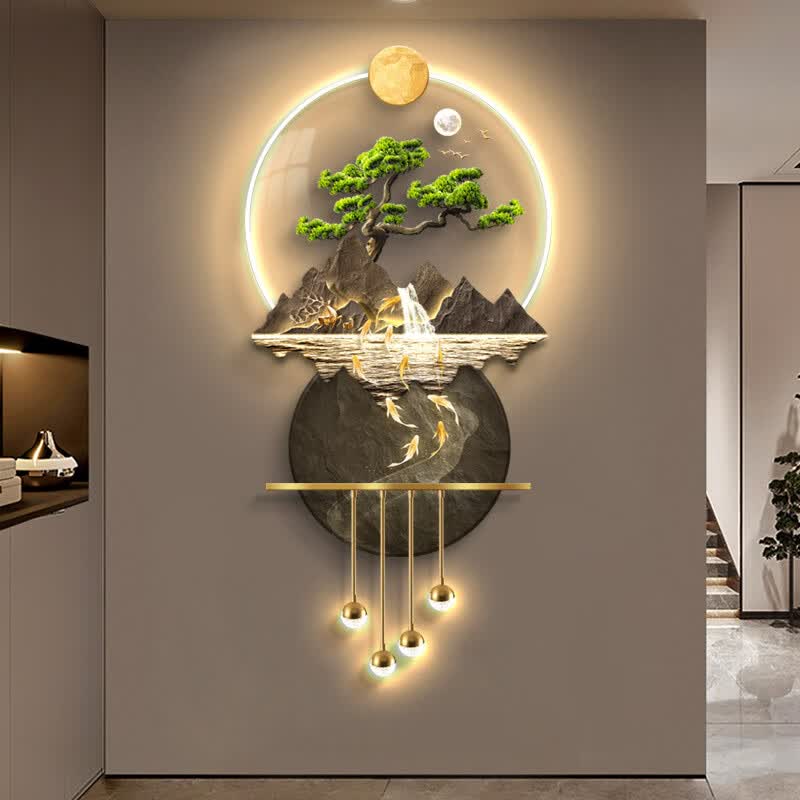 ��ֻ����ӭ��������װ�λ���ˮ���Ʊڻ�����LED�ƹ�һ�ɽˮ���������Ż� ��»ӭ��A 80*160cm��籦������ ��͸�ǿ���+�޿�UV����+�����׹