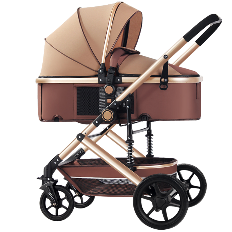 ANGIBABY婴儿推车可坐可躺可折叠新生儿减震婴儿车高景观双向宝宝bb小孩手推车睡篮童车
