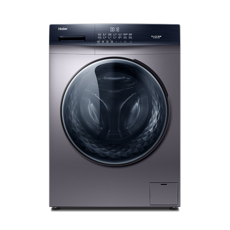 海尔（Haier)滚筒洗衣机全自动BLDC变频电机10KG大容量高温除菌除螨EG100MATE3S