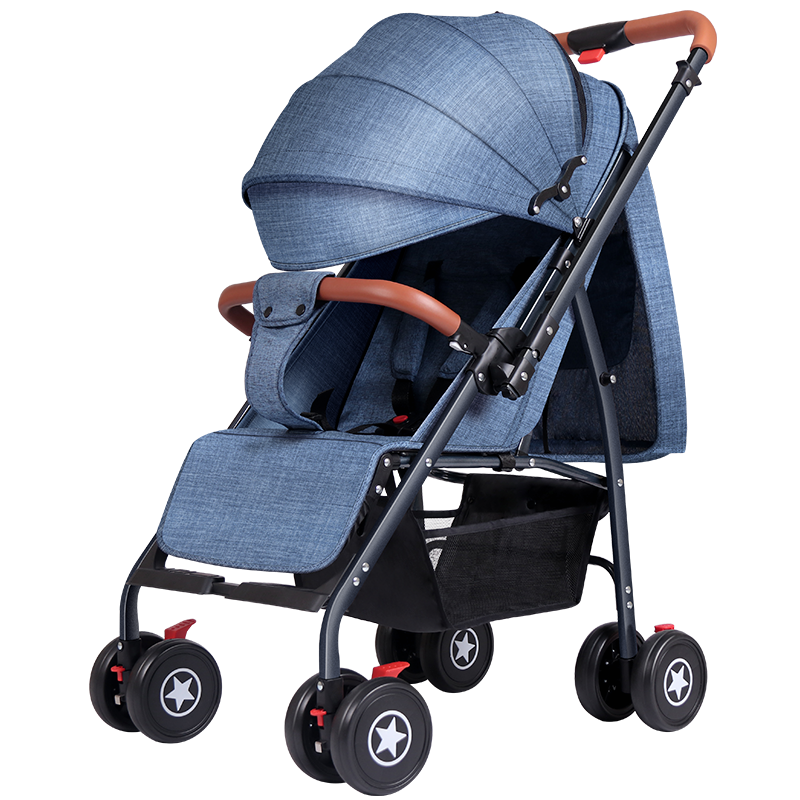 ANGIBABY婴儿推车可坐可躺可折叠新生儿减震婴儿车双向伞车宝宝bb小孩手推车童车