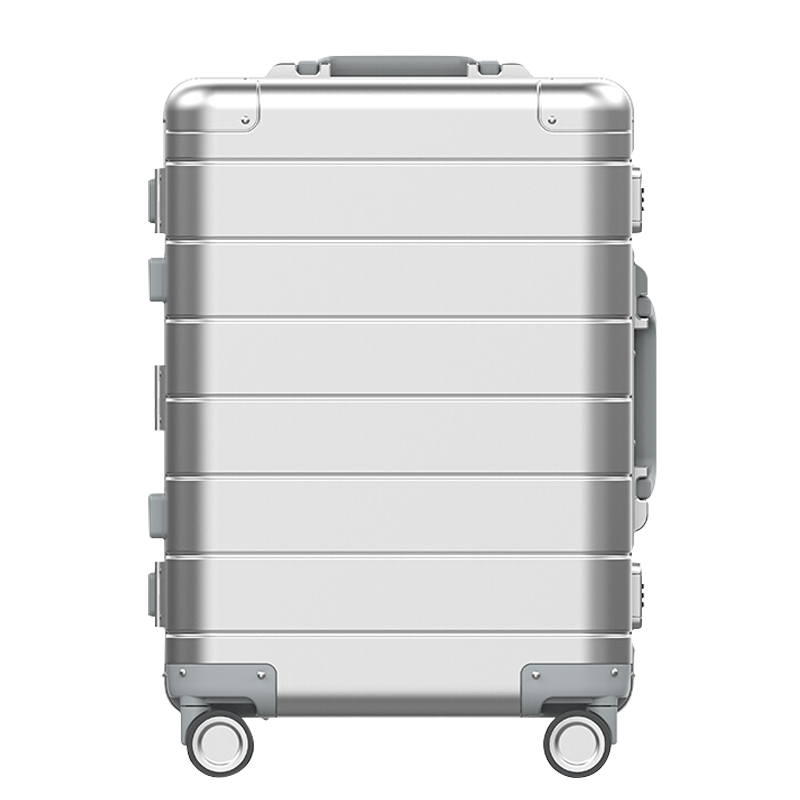 小米（MI）金属旅行箱2 拉杆箱铝镁合金旅行箱20英寸 男女万向轮商务登机箱行李箱密码箱 小米金属旅行箱2 银色