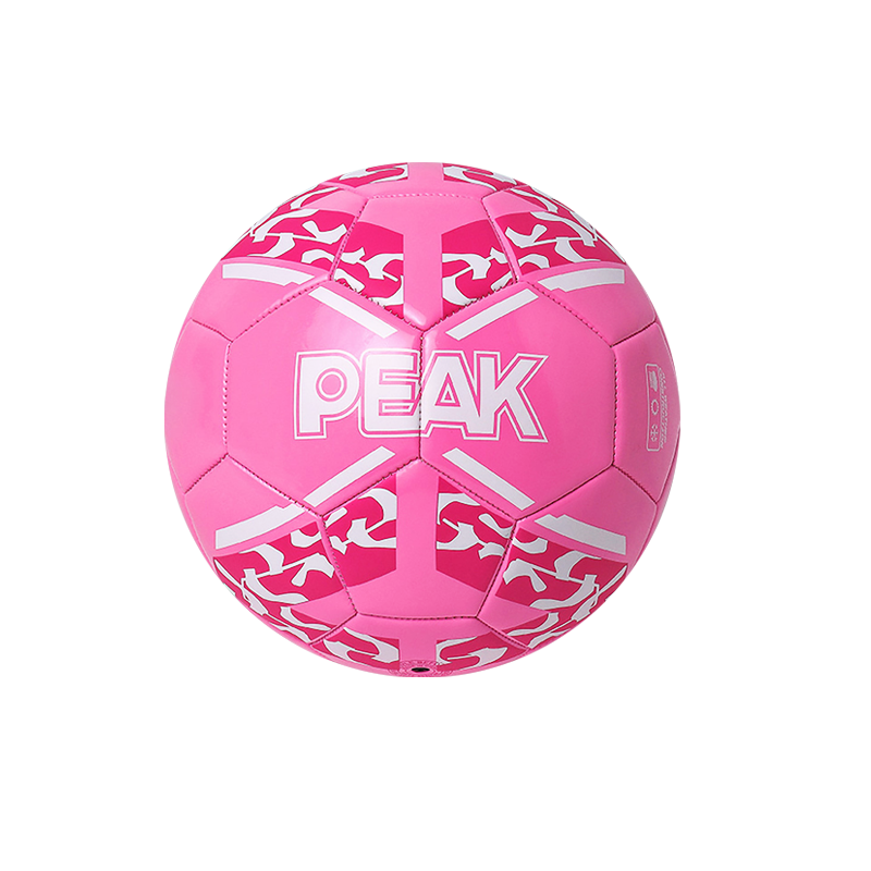 匹克PEAK4号机缝比赛成人儿童足球TPU材质室内外用球DQ202405粉红