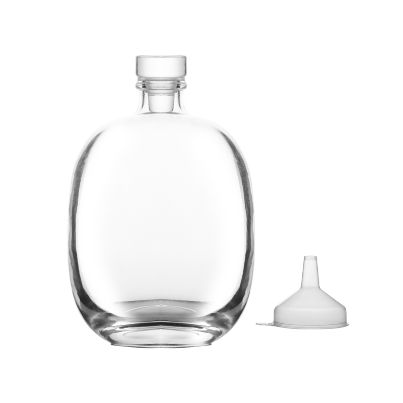 拜杰（Baijie）玻璃泡酒瓶空瓶密封瓶专用高档自酿容器果酒一斤装存白酒瓶子小口 500ml*2