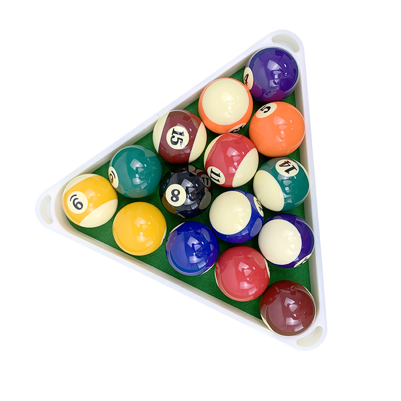 施奥德5A级台球 台球子 黑八 美式十六彩桌球 标准大号台球用品(送三角架+巧粉)