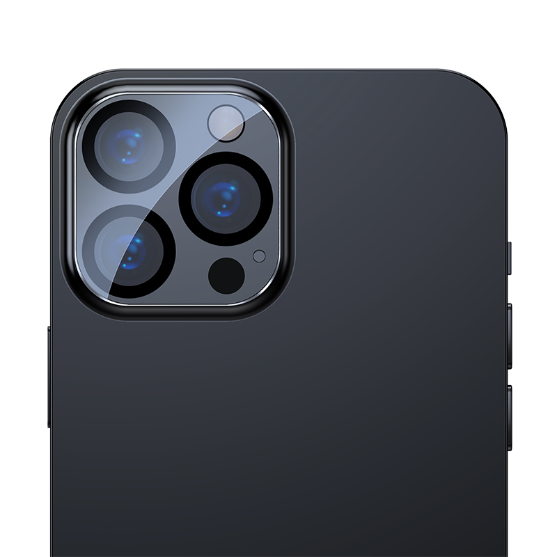 倍思 【贴坏包赔】苹果13Pro/13ProMax镜头钢化膜 iPhone13Pro/13ProMax后置摄像头手机保护膜 高清耐磨耐刮