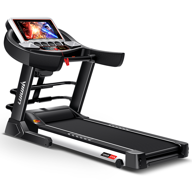 立久佳跑步机家用智能可折叠走步机健身房运动器材JD600 10.1吋联网彩屏,自带按摩器(支持HUAWEI HiLink)