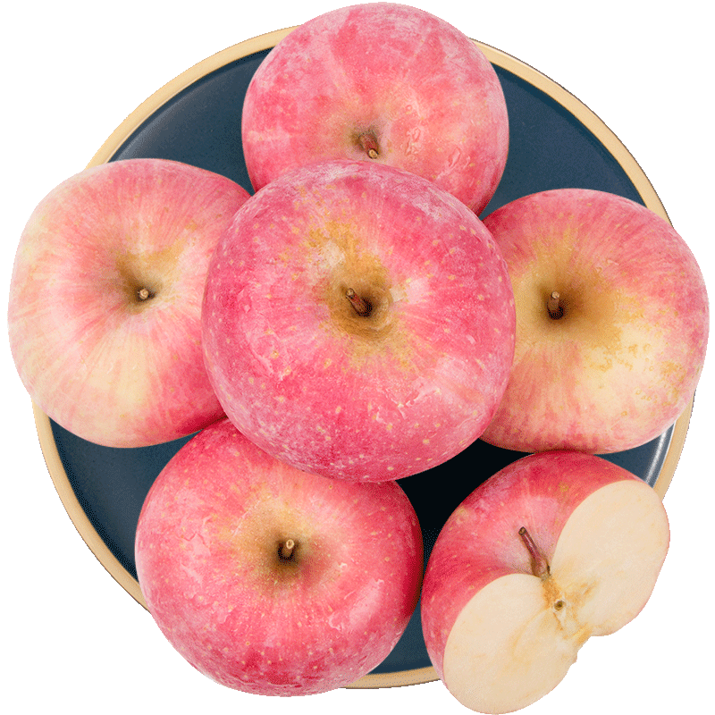 果逍园 山东 嘎啦苹果 1.5kg 简装 新鲜时令水果