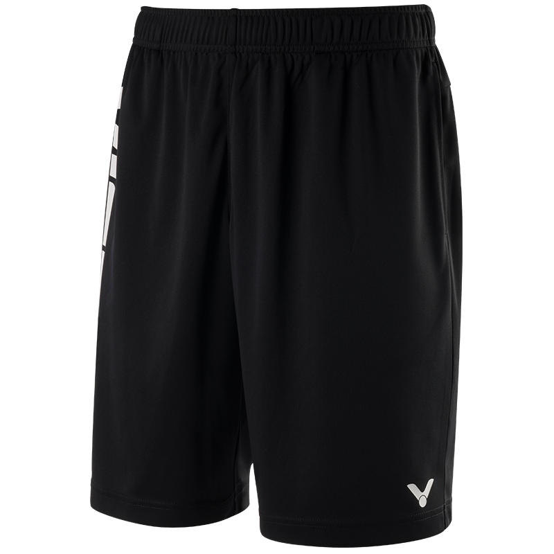 2022新款VICTOR威克多 羽毛球服 速干训练系列针织运动短裤团购款 短裤R-20201 C（黑色）中性款 XL