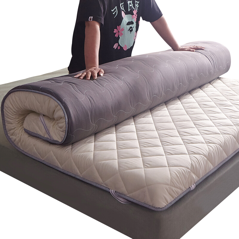 南极人NanJiren 床褥 加厚榻榻米针织床褥 单双人可折叠1.8米床褥子软褥 床褥子学生垫被 180*200cm