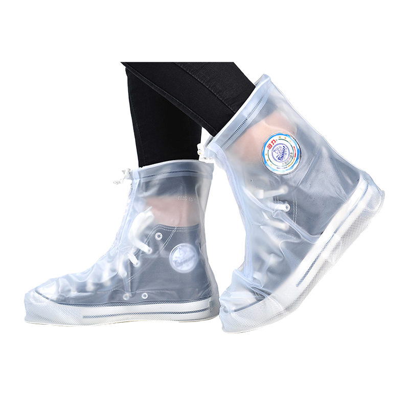 回力雨鞋套男女儿童成人款下雨天加厚耐磨防水鞋套 HXL227 白色 2XL