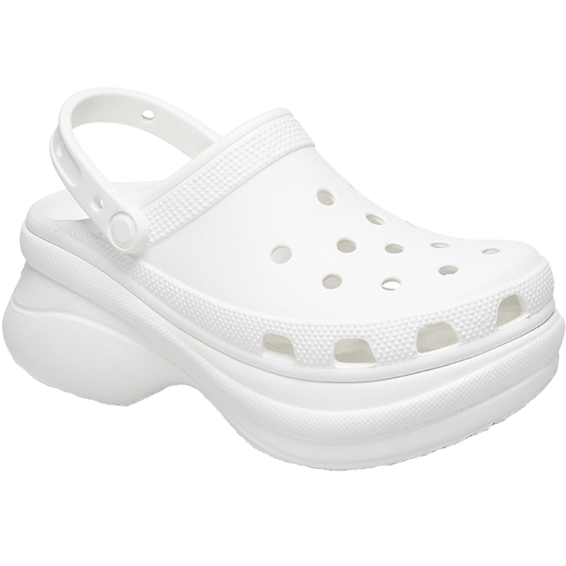 Crocs卡骆驰小鲸鱼洞洞鞋创意搭配套装小白鞋轻便耐磨厚底老爹鞋休闲鞋 小鲸鱼白色套装 36/37(230mm)