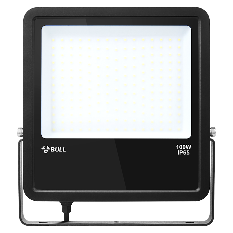 公牛（BULL）LED投光灯户外路灯庭院灯工地灯园林照明广告牌灯 IP65防水等级高亮度100W-6500K白光