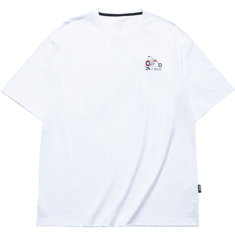 安踏 史努比联名款潮流设计运动T恤 浊灰蓝-3 M(男170)