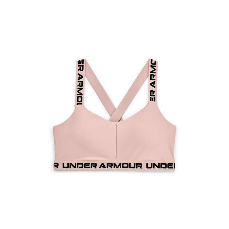 安德玛官方UA Strappy女子塑形瑜伽训练运动内衣-低强度1370896 粉红色667 M