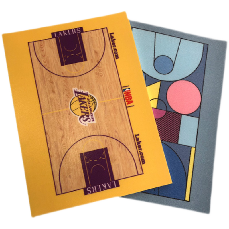荣策(RONGCE) 篮球场地胶 室内定制运动地胶pvc篮球场地垫专业运动塑胶地板防滑耐磨地胶垫 专业赛事版 宝石纹6.0mm