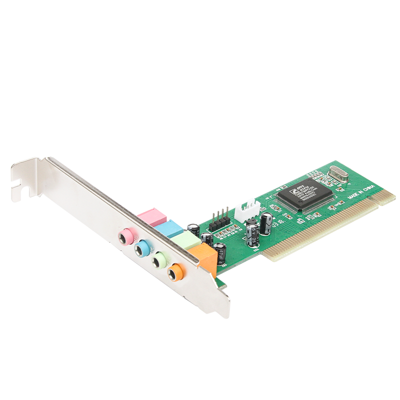 魔羯 MOGE  台式机PCI 4.1声道环绕立体声 声卡 MIC输出 MC1205