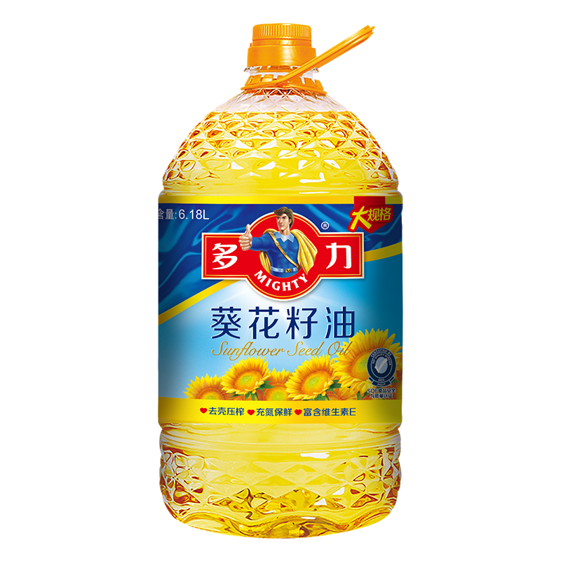 多力 葵花籽油6.18L食用油（新老包装随机发货）
