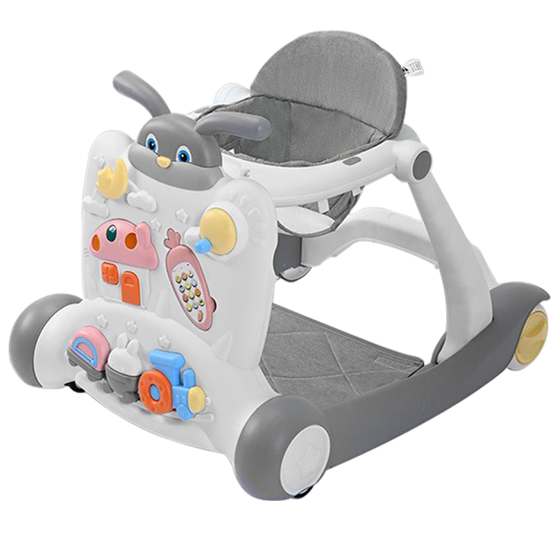 ANGIBABY婴儿学步车手推车可推可坐可滑行早教玩具儿童防侧翻多功能宝宝学走路助步车