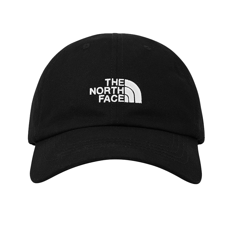TheNorthFace北面运动帽经典款男女户外棒球帽可调节遮阳帽 4VSV/JK3 黑色 