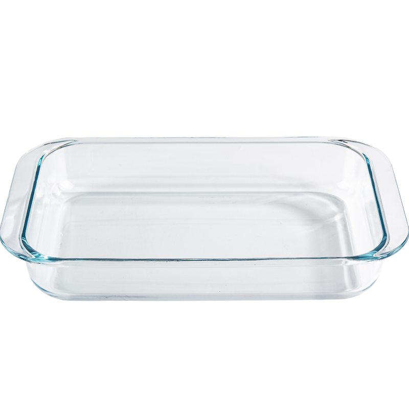 维艾（Newair）耐热玻璃烤盘烤箱用微波炉专用器皿鱼盘家用蒸鱼盘子菜盘水果焗饭方形1.5L