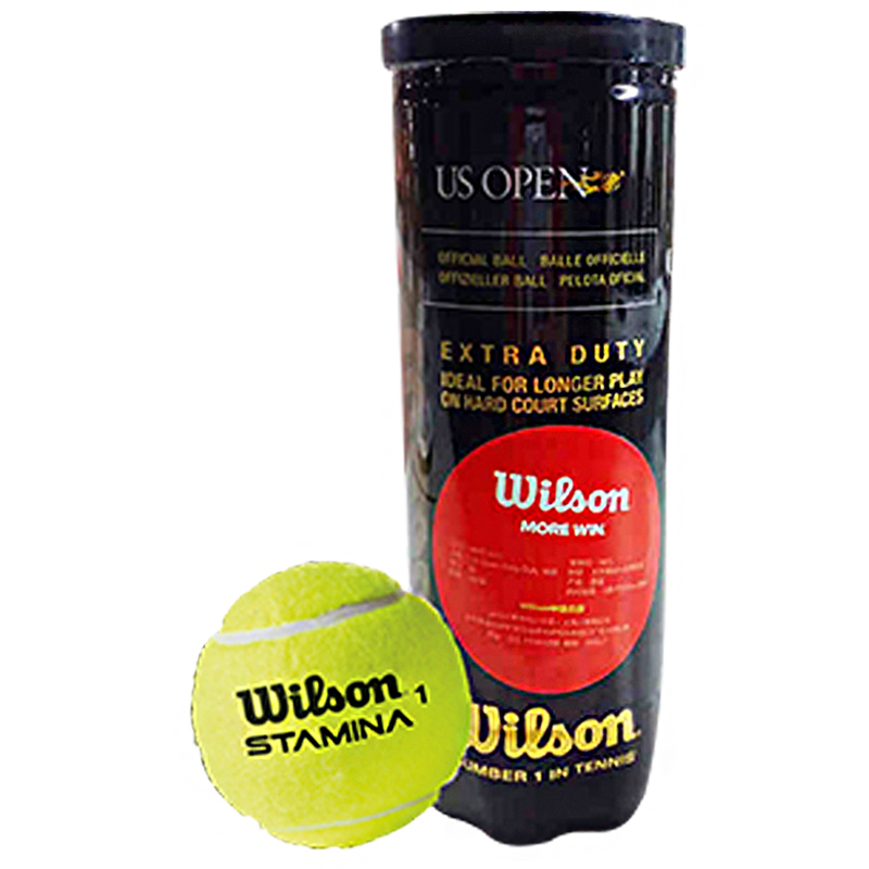 威尔胜Wilson WRT106200 美网比赛训练网球 塑罐3粒装