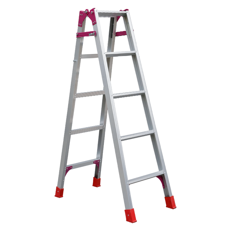 铝合金梯子两用梯折叠梯子家用直马梯楼梯伸缩爬梯装修梯子多功能人字梯阁楼梯子康鹏梯子 1.5米翻3米 加厚铝材2.5毫米