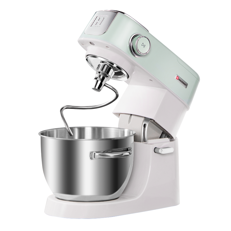 海氏M5多功能轻音厨师机家用和面机智能揉面机料理机打蛋机 绿