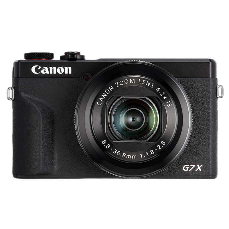 佳能（Canon） G系列专业数码相机  vlog视频拍摄4K高清旅游便携照相机 PowerShot G7 X Mark II G7X2 黑色 官方标配【赠送摄影大礼包】