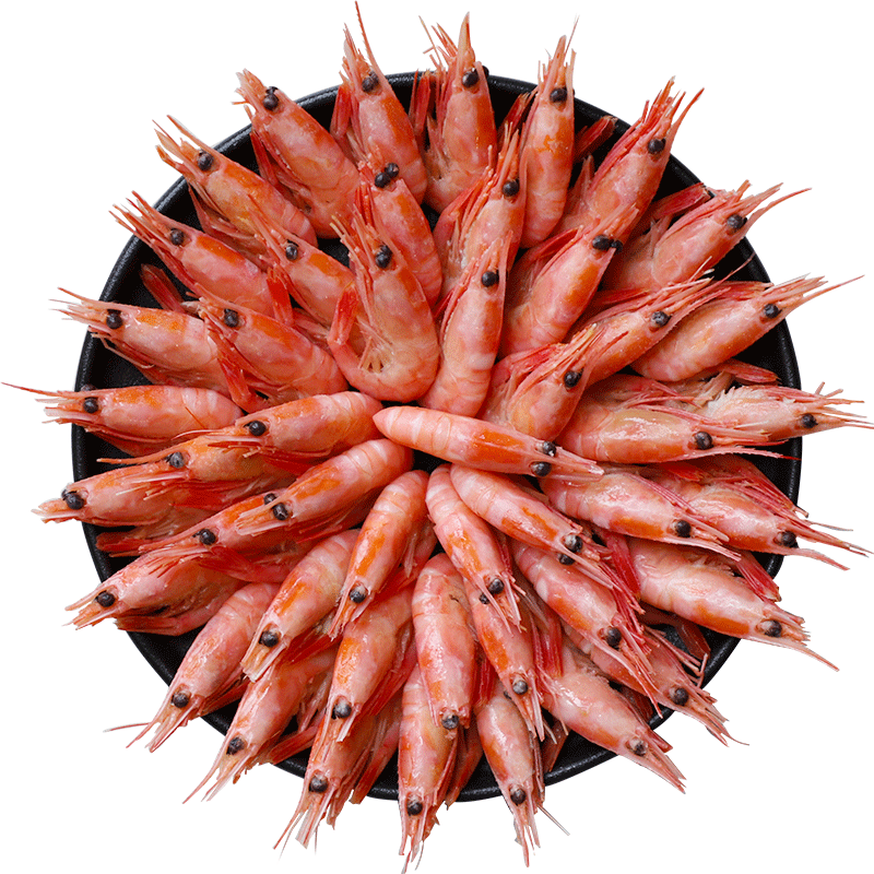 海山兄弟 北极甜虾1.5kg/盒 高标准 高品质头籽90~120大规格礼盒装 格陵兰海虾类 生鲜海鲜