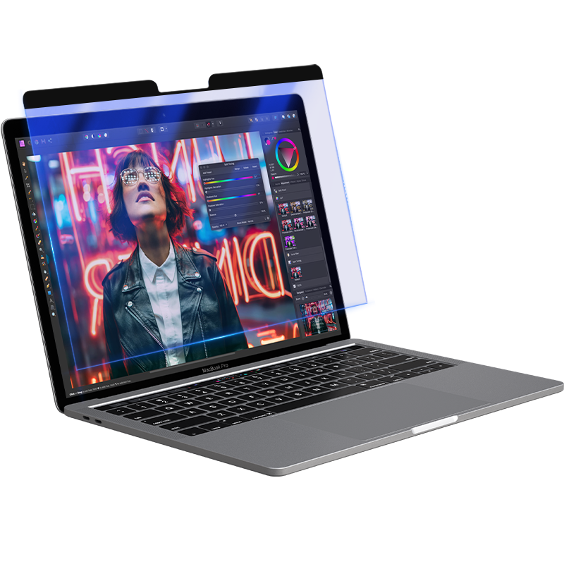 帝伊工坊苹果笔记本电脑屏幕膜macbook air13.3防蓝光贴膜M12020款新2021pro13磁吸保护板