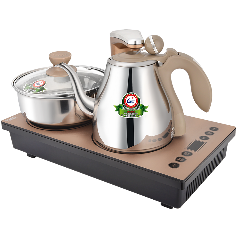 新功（SEKO）K30茶具套装全自动上水电磁茶炉304不锈钢茶壶 金色37*20