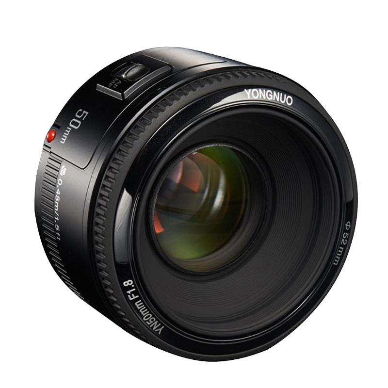 永诺YN50mm F1.8佳能EF单反卡口标准自动定焦镜头