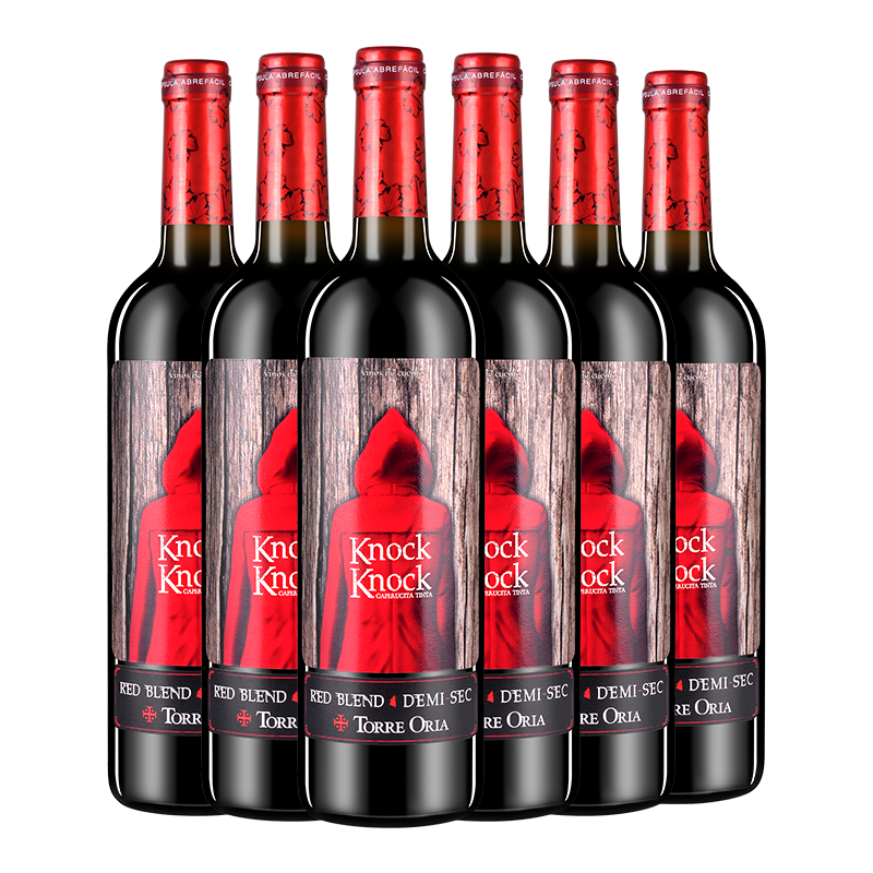 奥兰Torre Oria小红帽半甜红葡萄酒750ml*6瓶 整箱装 西班牙进口红酒