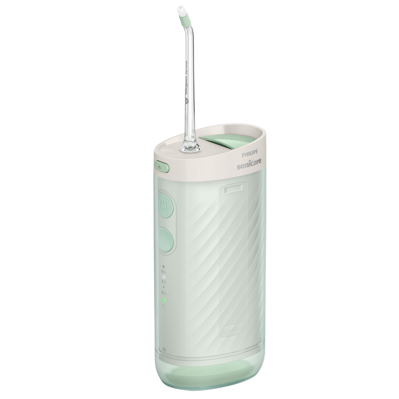 飞利浦 Sonicare 小净瓶 便携式冲牙器 洗牙器 水牙线  HX3331/02 绿色