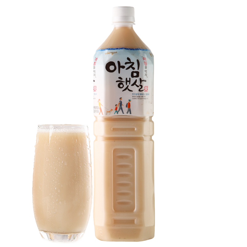 熊津woongjin 韩国进口萃米源大米饮料 糙米味大瓶米露饮料玄米汁1.5L